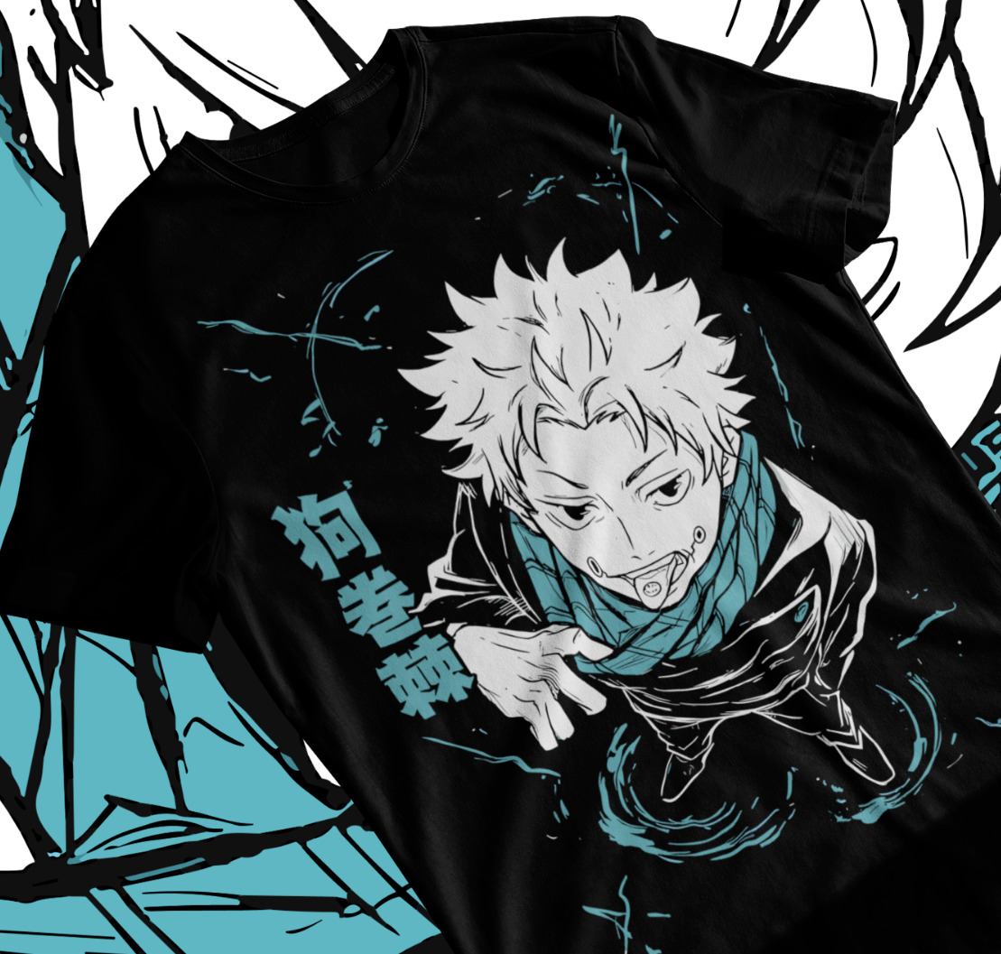 Jjk Anime Merchandise - Camiseta unissex Inumaki Toge, camiseta de