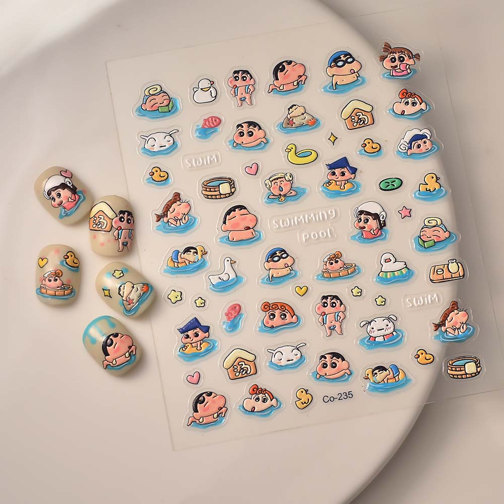 Anime Merchandise Nepal - Adesivos de unhas de anime japonês