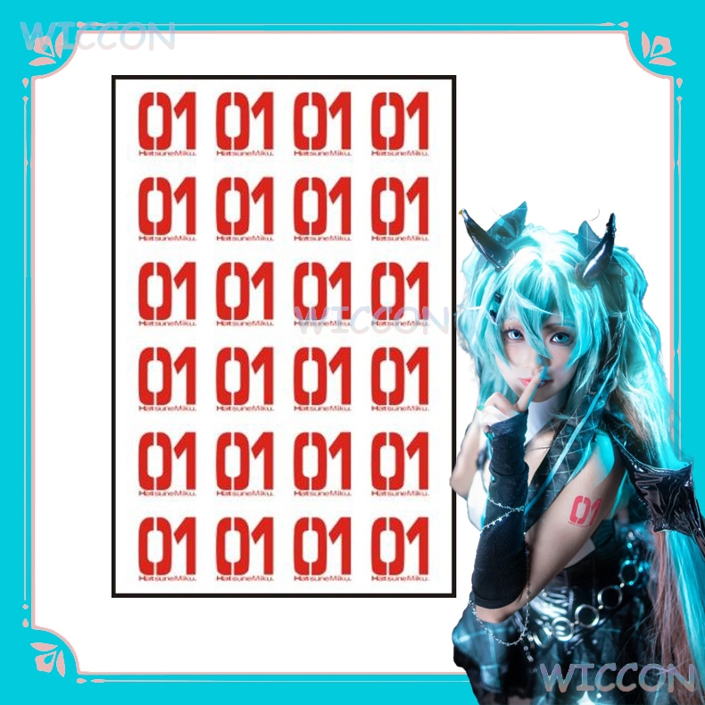 Anime Merchandise Women - Wona/adesivo de tatuagem para braço, à