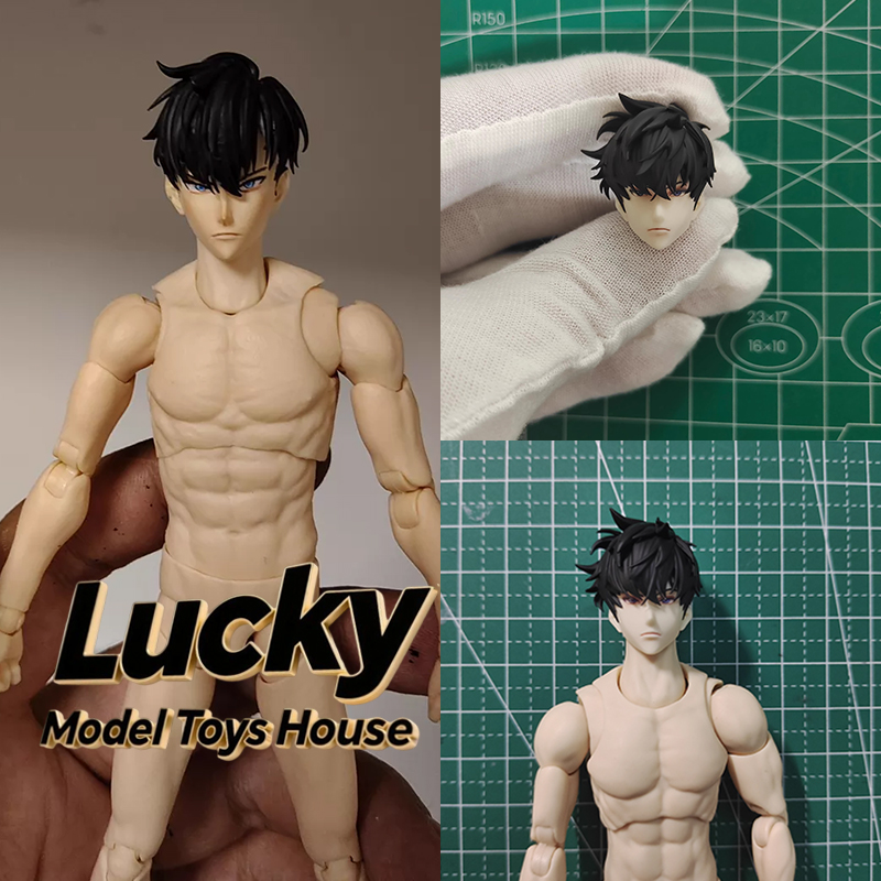 Anime Merchandise Solo Leveling - Figura Masculina Pintada 1/12 Sung Jinwoo,