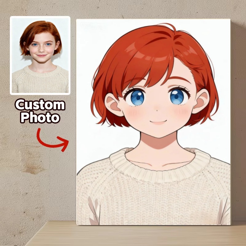 Anime Poster Print - Retratos de desenhos animados de anime