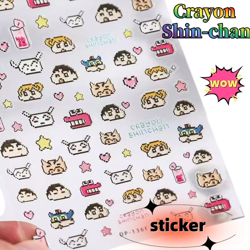 Anime Merchandise Nepal - Caderno Criativo Crayon Shin-chan com Adesivos