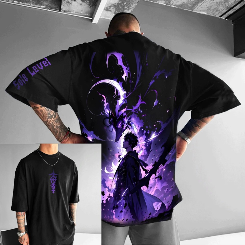 Anime Merchandise Solo Leveling - Unissex anime solo nivelamento impressão de