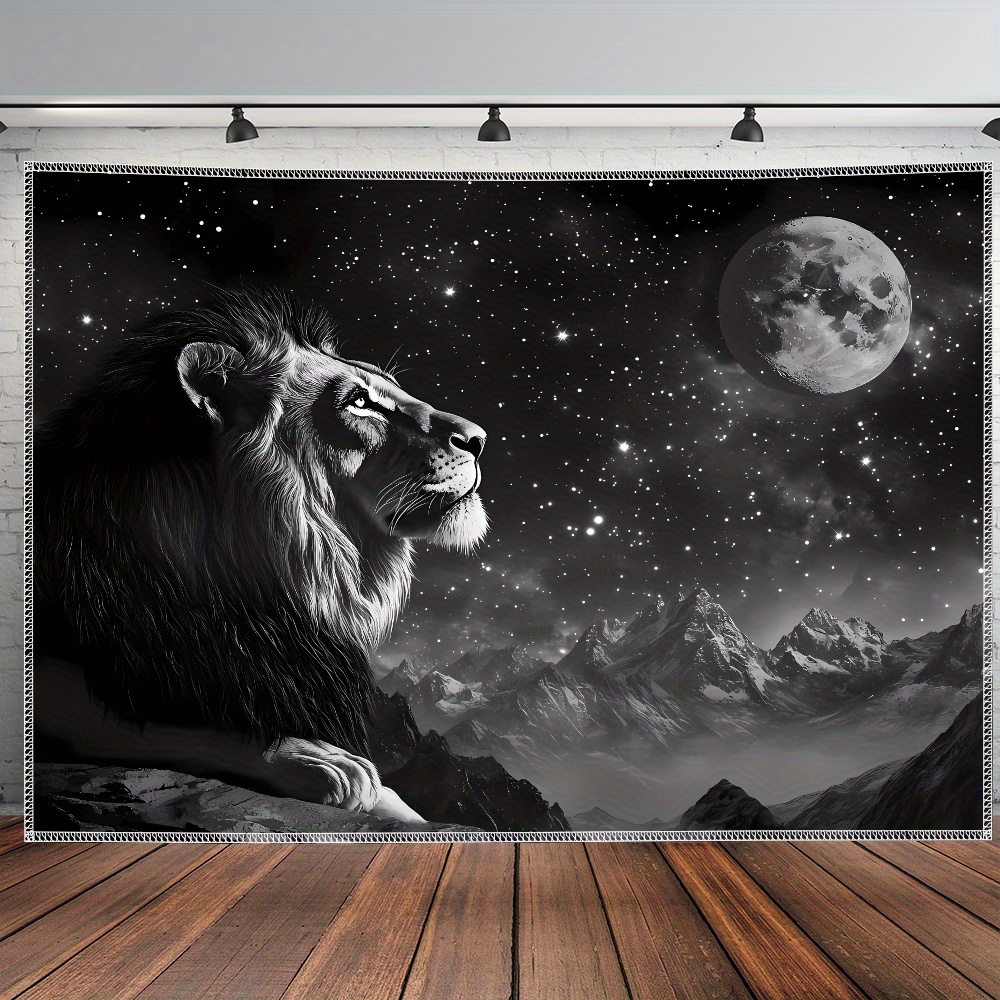 Tapeçaria de Parede Leão Majes - Wall Scroll Tapestry avaliação e preço