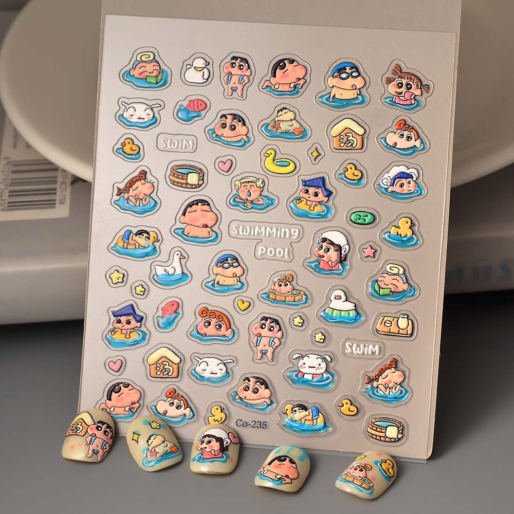 Adesivos de unhas de anime jap - Anime Merchandise Nepal avaliação e preço
