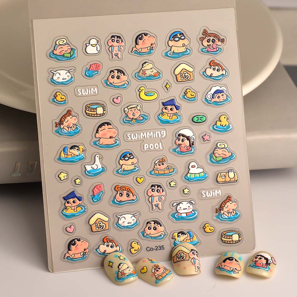 Adesivos de unhas de anime jap - Anime Merchandise Nepal avaliação e preço