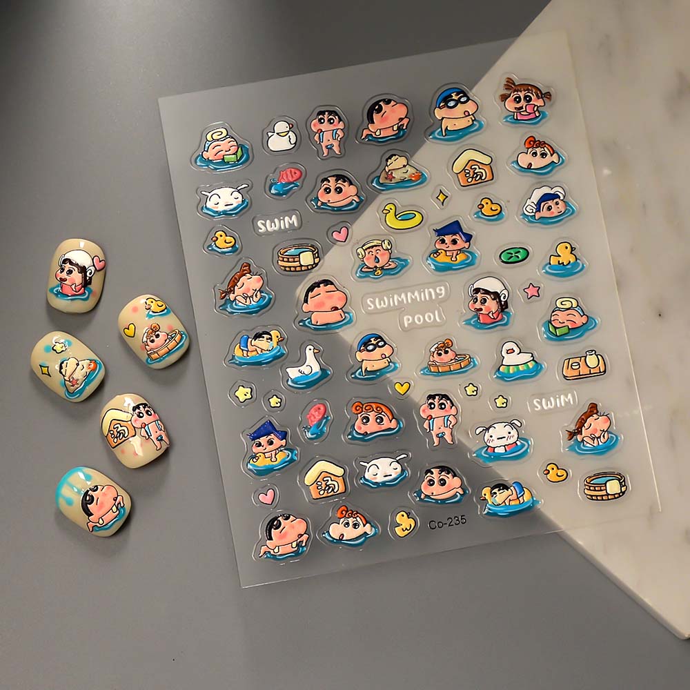 Adesivos de unhas de anime jap - Anime Merchandise Nepal avaliação e preço