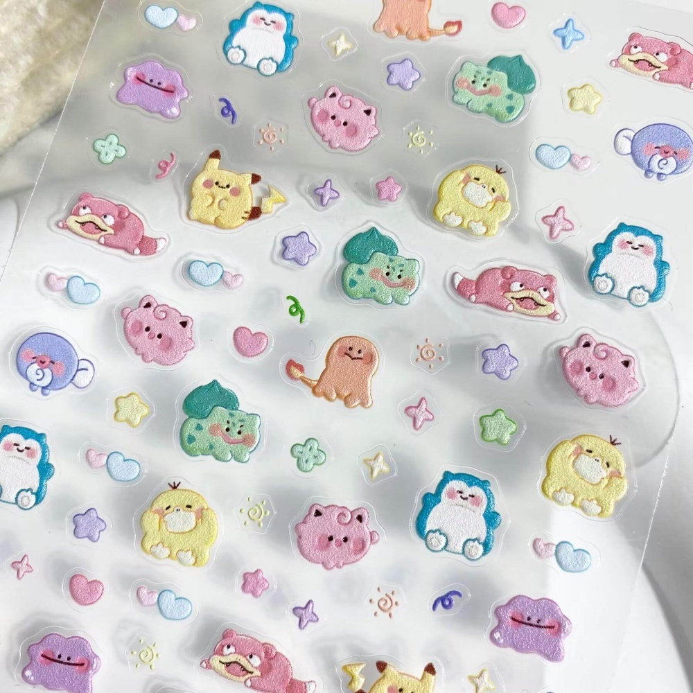 Adesivos de Unha Kawaii Pokémo - Anime Merchandise Nepal avaliação e preço