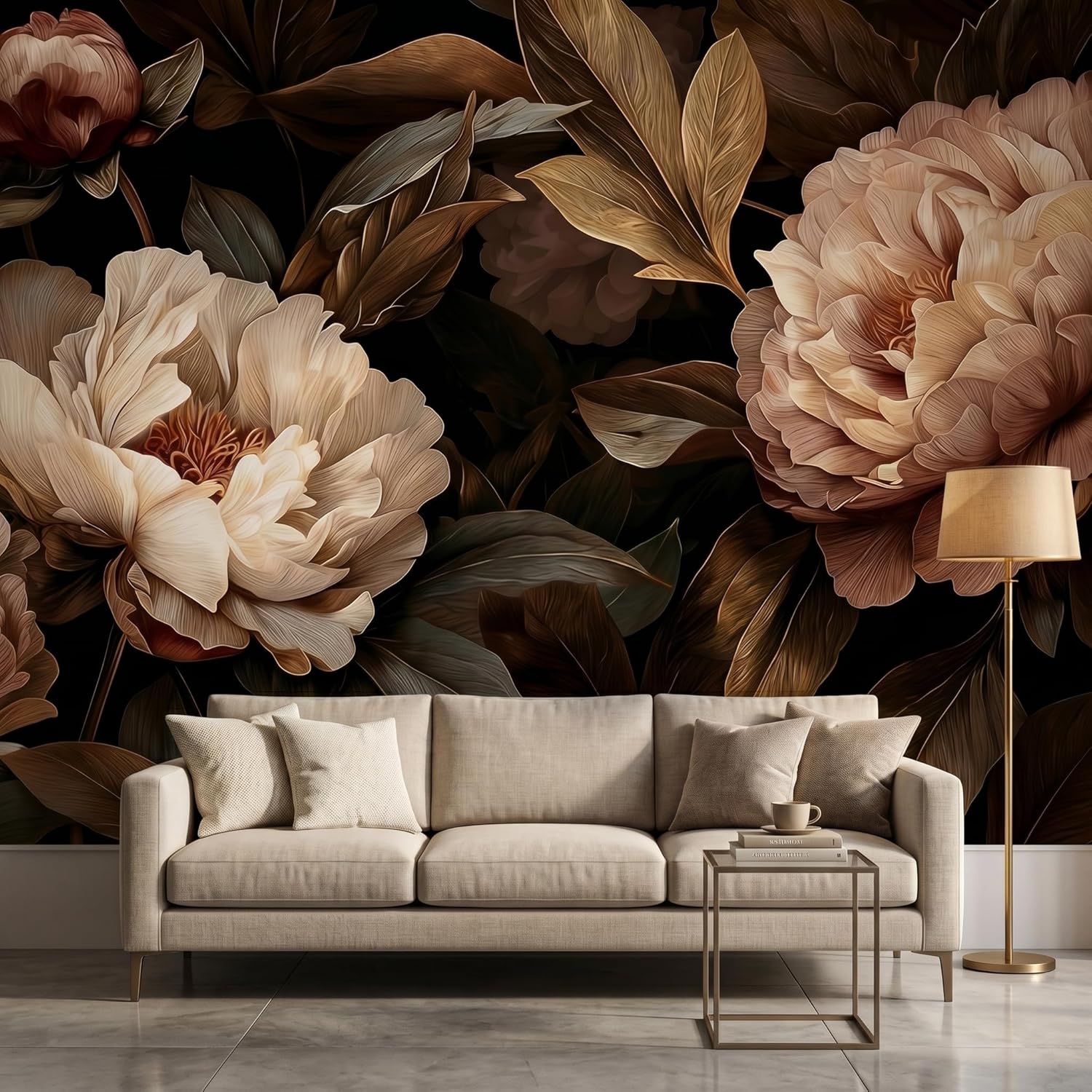 Tapeçaria Floral Elegante de P - Wall Scroll Tapestry avaliação e preço