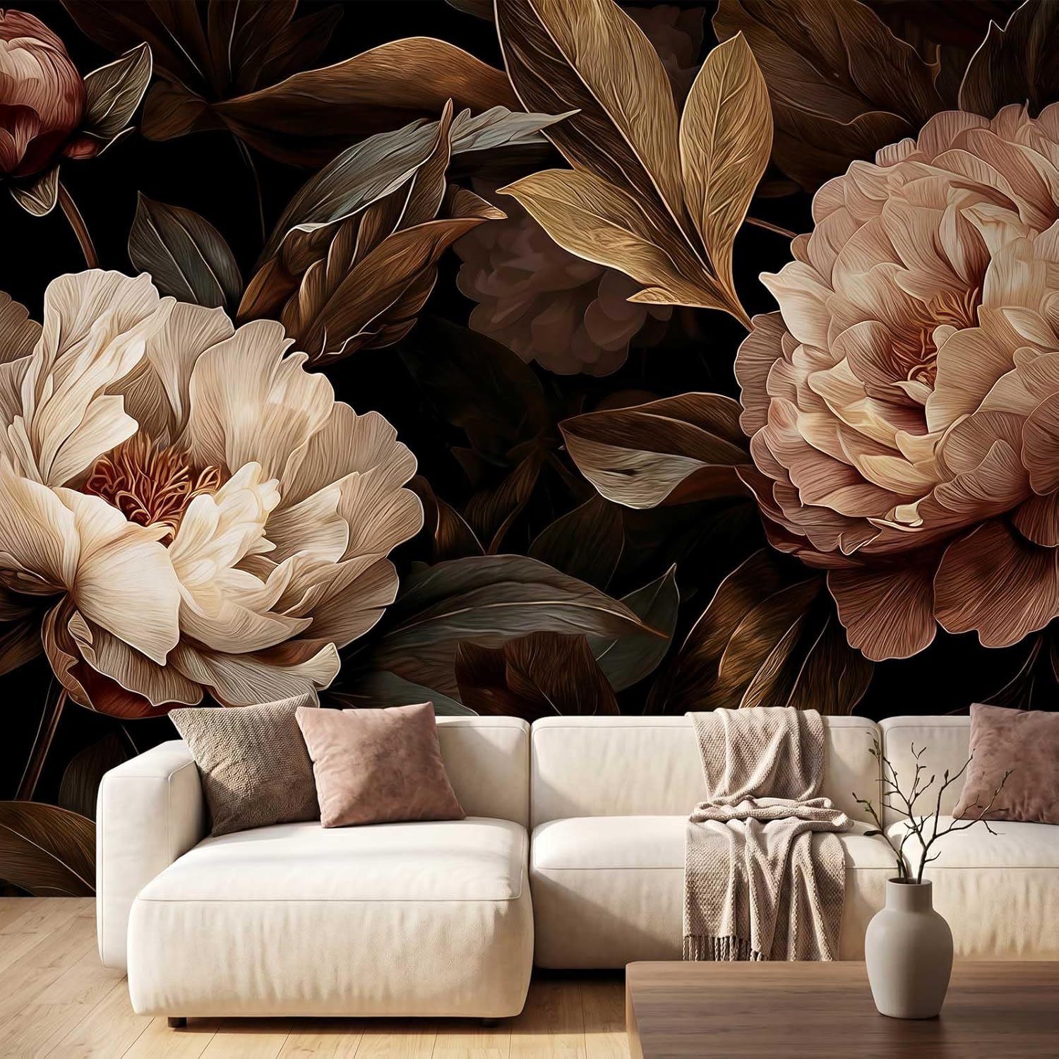 Tapeçaria Floral Elegante de P - Wall Scroll Tapestry avaliação e preço