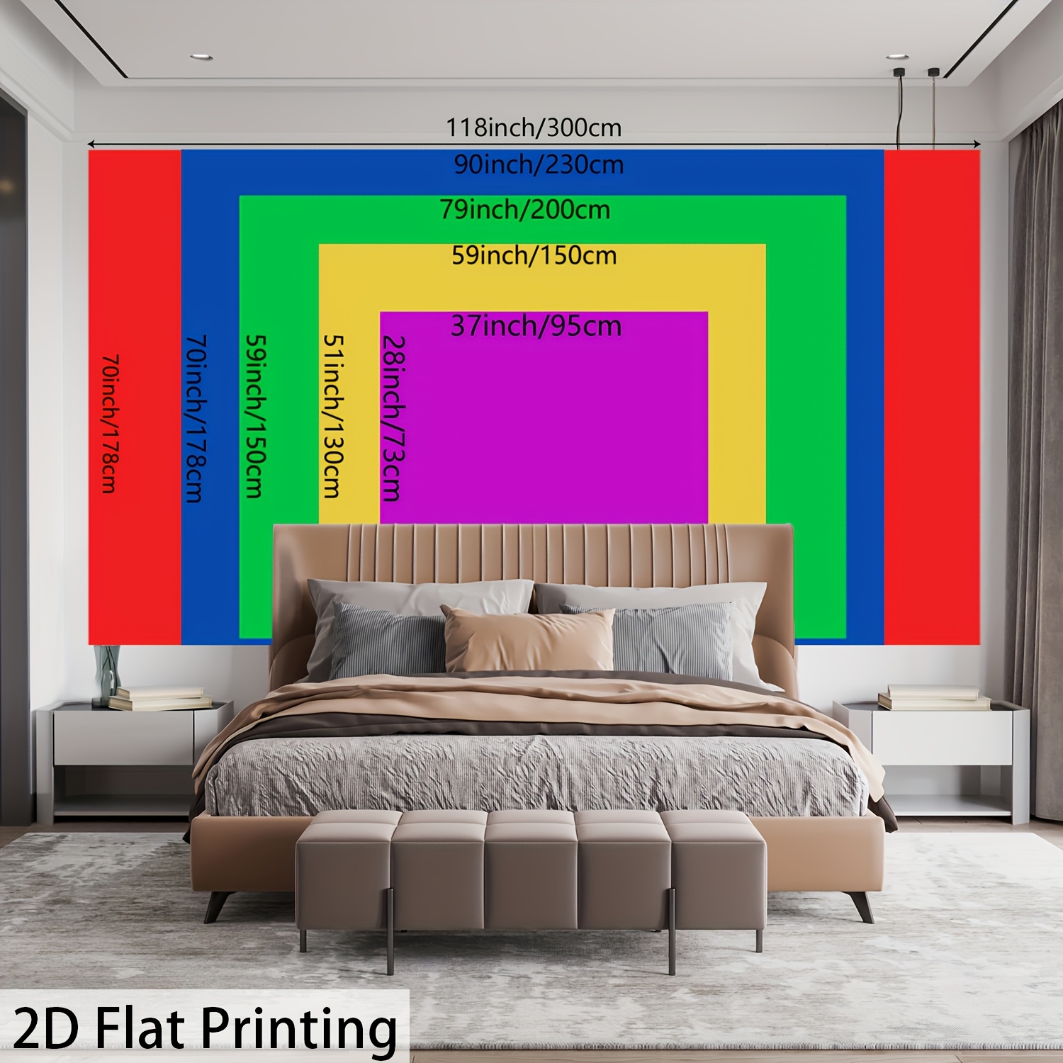 Tapeçaria Mandala Colorida par - Wall Scroll Tapestry avaliação e preço