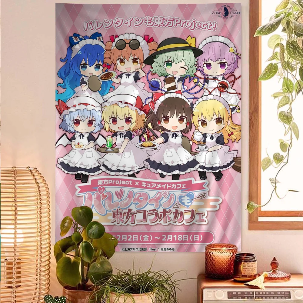 Touhou projeto flandre scarlet - Wall Scroll Tapestry avaliação e preço