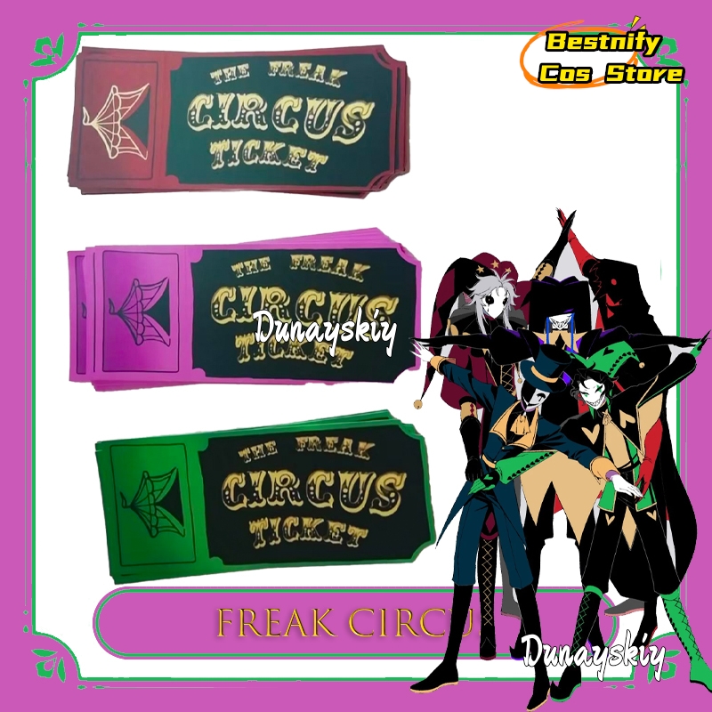 Cartão de bilhete de circo BFr - Anime Merchandise Women avaliação e preço