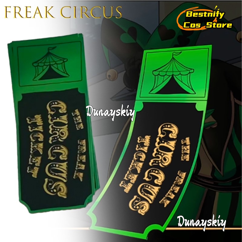 Cartão de bilhete de circo BFr - Anime Merchandise Women avaliação e preço