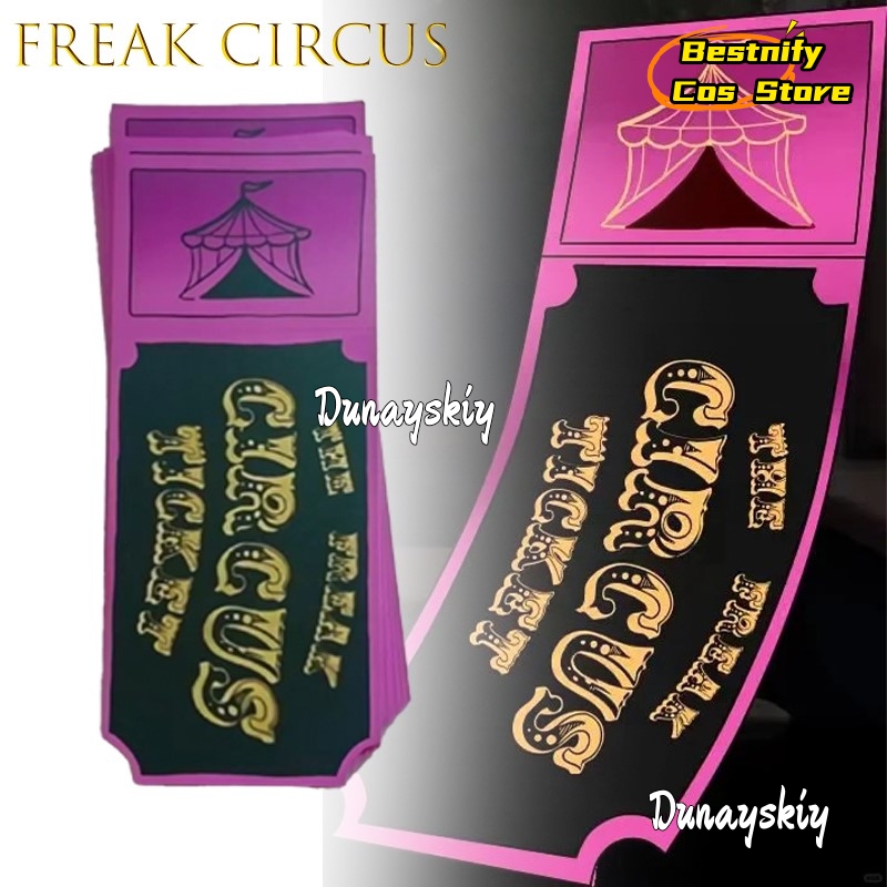 Cartão de bilhete de circo BFr - Anime Merchandise Women avaliação e preço