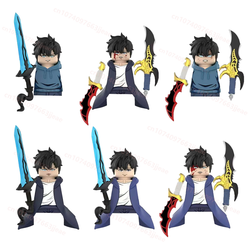Novo 6/8/16 pçs solo nivelamen - Anime Merchandise Solo Leveling avaliação e preço