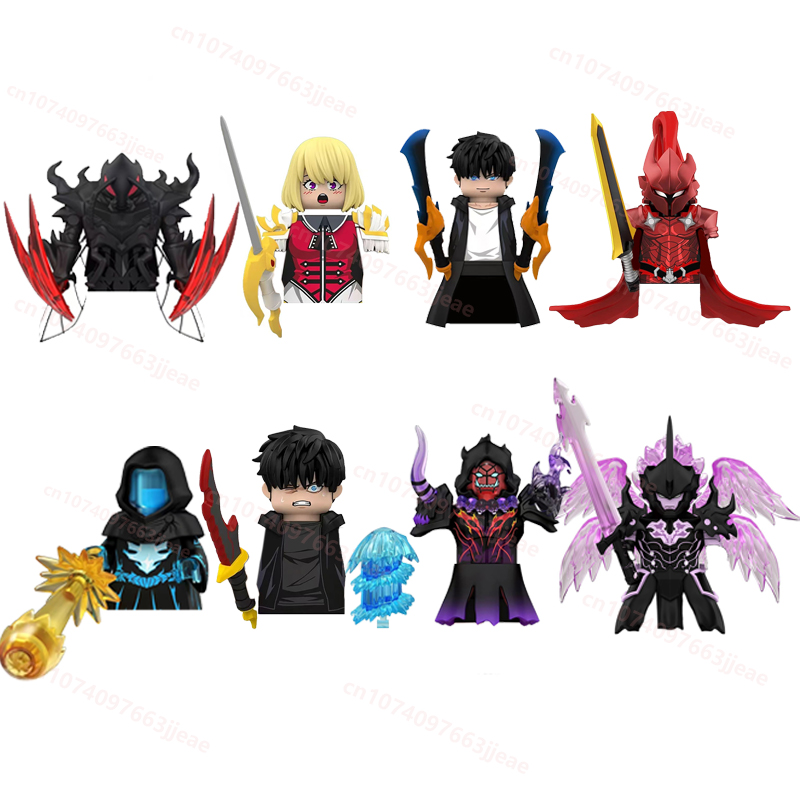 Novo 6/8/16 pçs solo nivelamen - Anime Merchandise Solo Leveling avaliação e preço