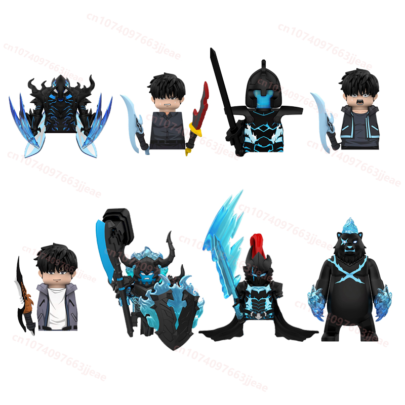 Novo 6/8/16 pçs solo nivelamen - Anime Merchandise Solo Leveling avaliação e preço