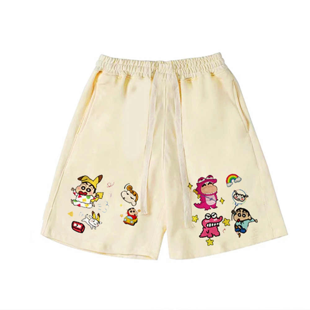 Novos shorts masculinos crayon - Anime Merchandise Store Japan avaliação e preço